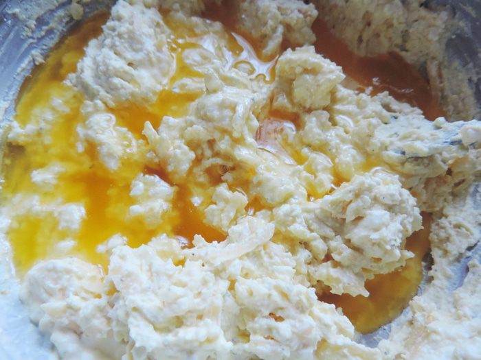 Творожно-сырные булочки (без дрожжей)