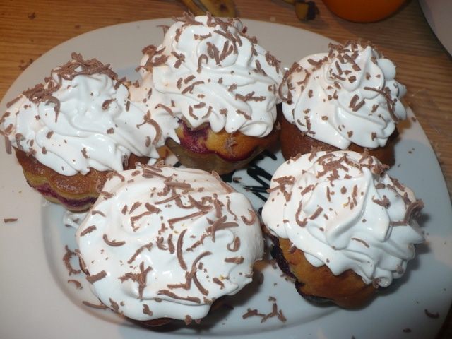 Маффины с ягодами