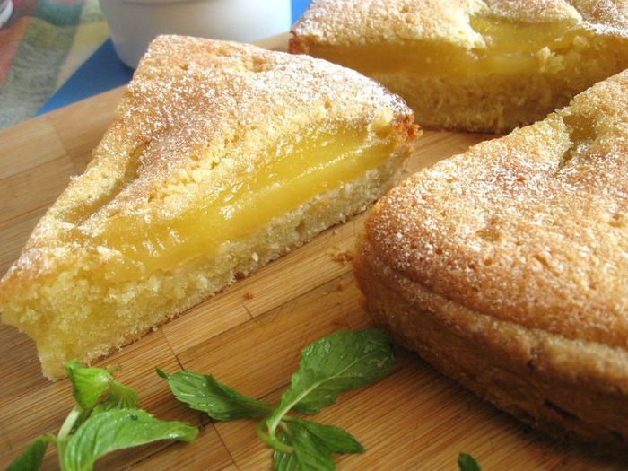 Тарт с франжипаном и карамелизованной грушей    