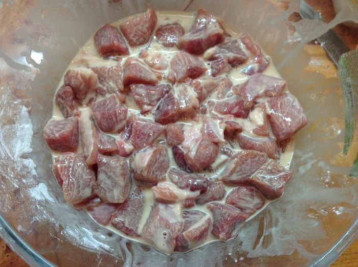 Свинина в кисло-сладком соусе