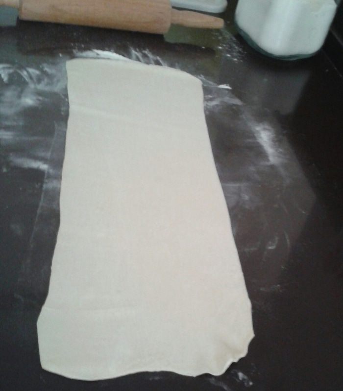 Пирог &amp;quot;Слоеная улитка с рыбой и шпинатом&amp;quot;