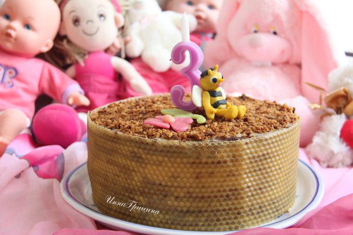 Медовик &amp;quot;Пряничный&amp;quot; с кокосовым кремом