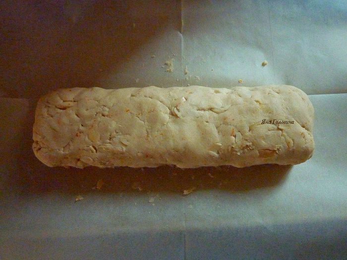 Апельсиновое песочное печенье с миндалем