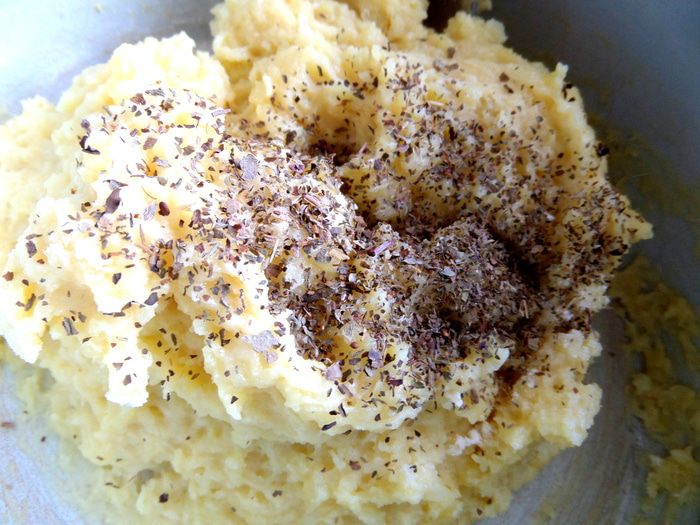 Картофельные зразы с печенью