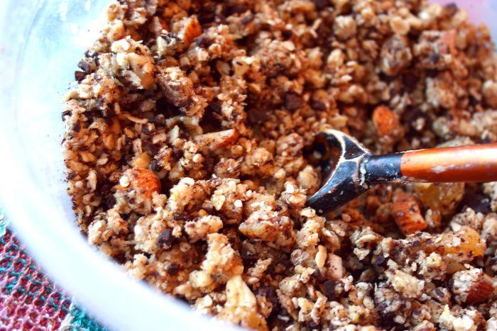 Орехово-овсяное печенье (а-ля гранола)