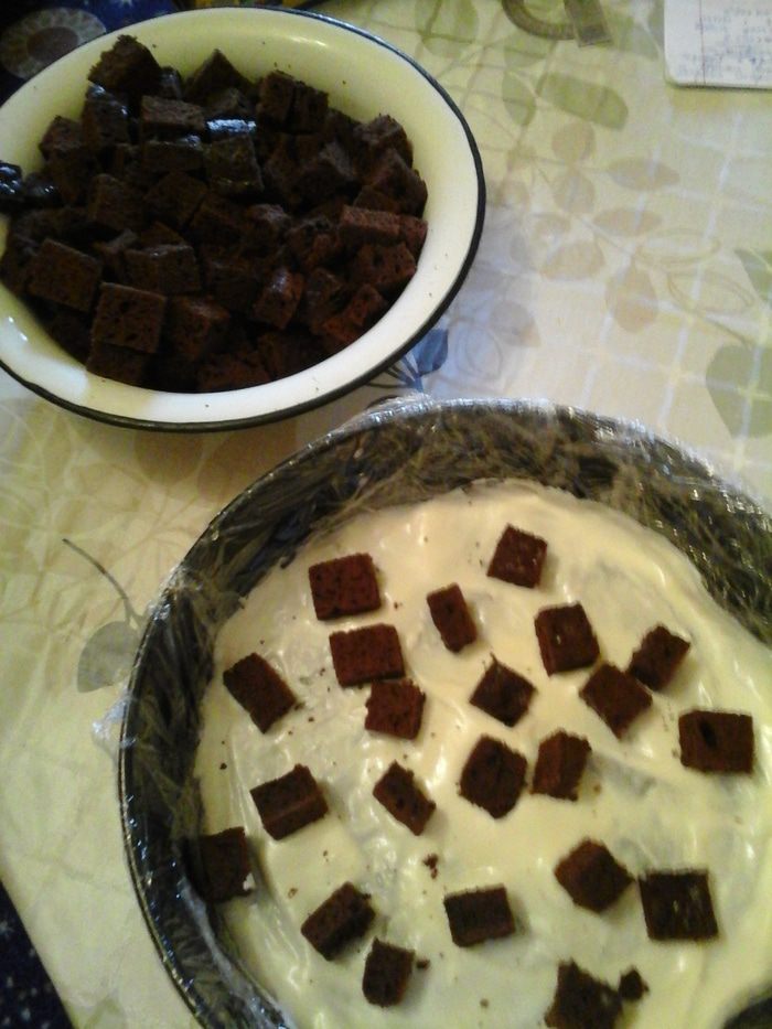 Фруктово-ягодный торт суфле