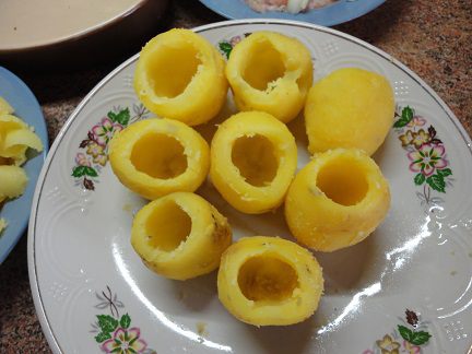  Фаршированный мясом картофель