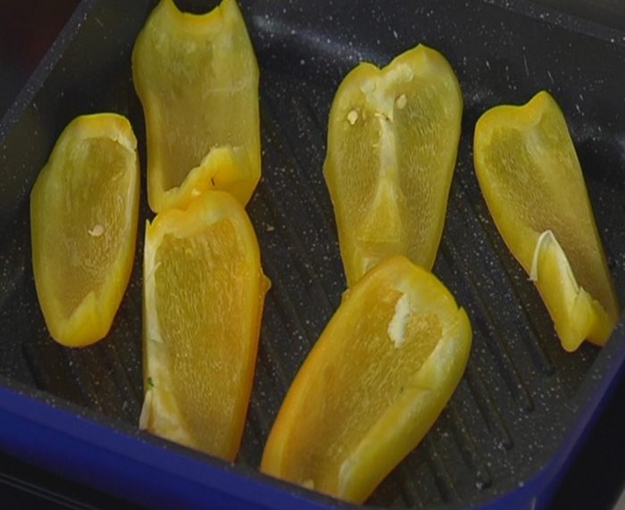 Овощи-гриль с кускусом 