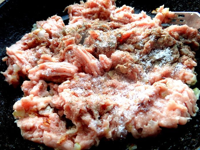 Драники с мясной начинкой