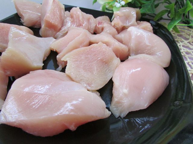 Шашлык из курицы с овощами