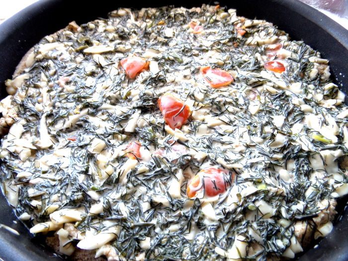 Сырная пицца на хлебе