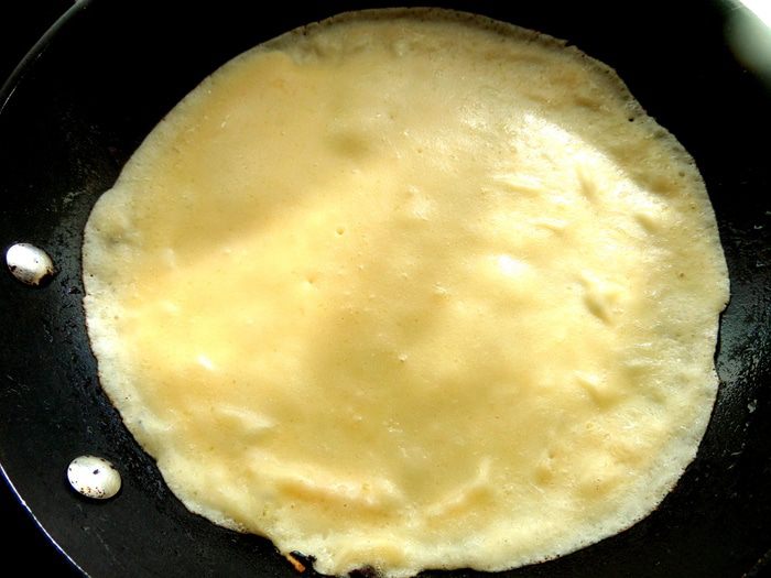 Французские блинчики (crepes) с красной рыбкой 