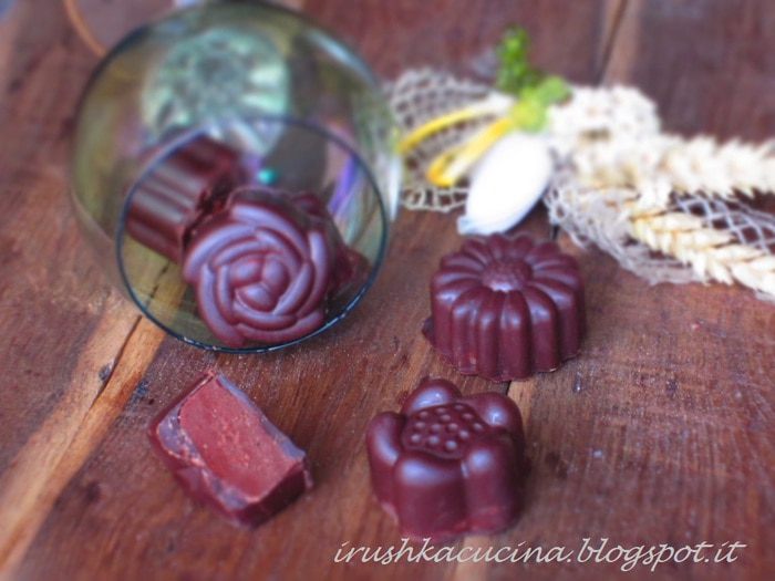 Шоколадные конфеты с кофейной начинкой