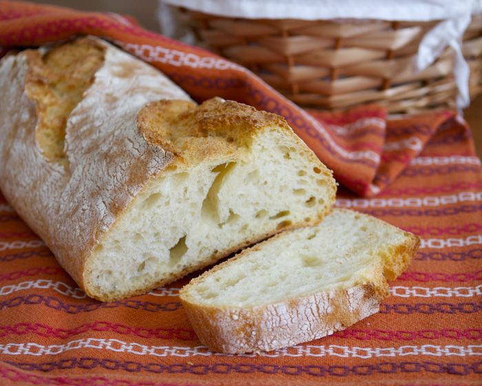 Панцанелла с семгой