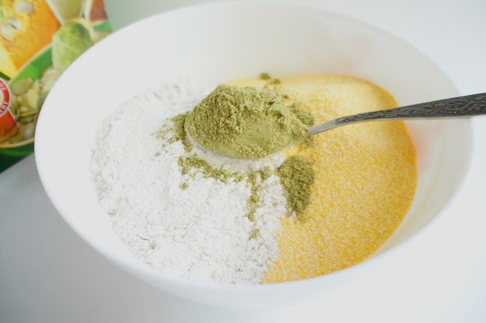 Булочки бездрожжевые с тыквенными семечками