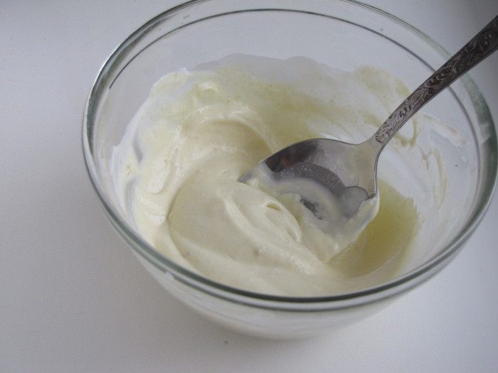 Салат с форелью и апельсиновым желе