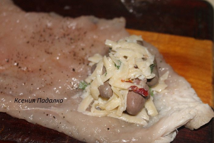 Куриные котлеты с сюрпризом