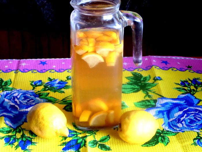 Крем-десерт с черникой