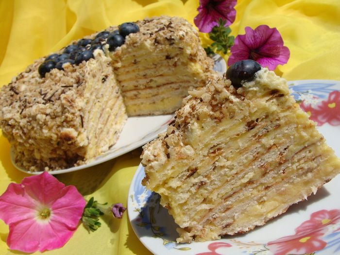 Торт &amp;quot;Творожный&amp;quot; на сковороде