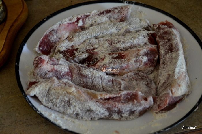 Говядина с грибочками и овощами