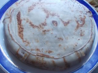 Блинный торт с малосольной горбушей и соусом &amp;quot;бешамель&amp;quot;