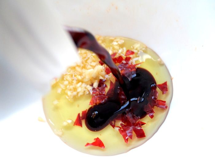 Рисовая вермишель с овощами и курицей