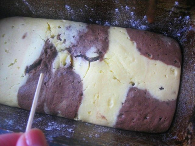 Шоколадно-лимонный кекс