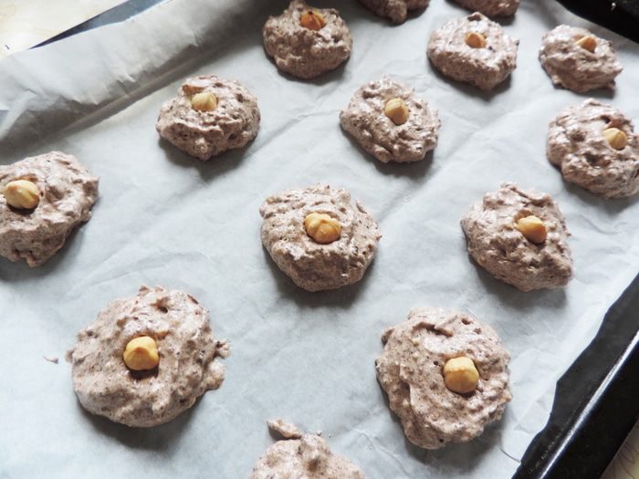 Шоколадно-ореховое печенье (без муки)