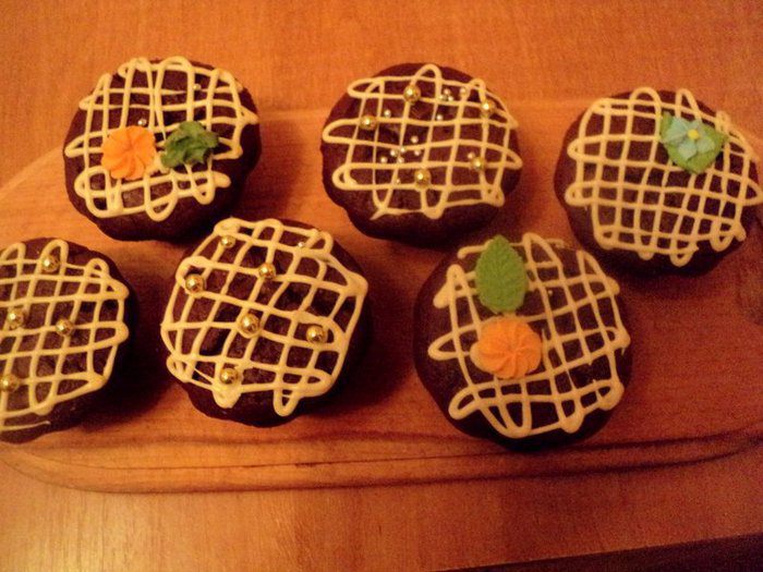 Шоколадные маффины с сюрпризом