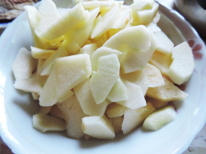 &amp;quot;Ночной&amp;quot; дрожжевой пирог с яблоками