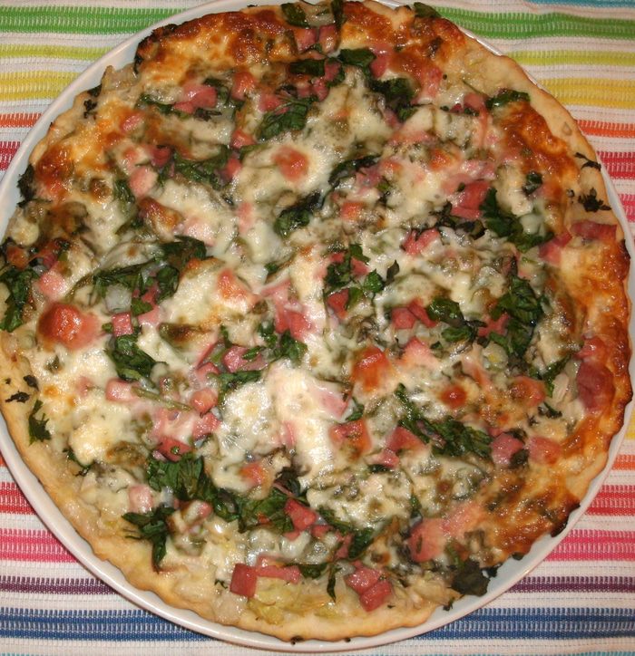 Пицца с капустой