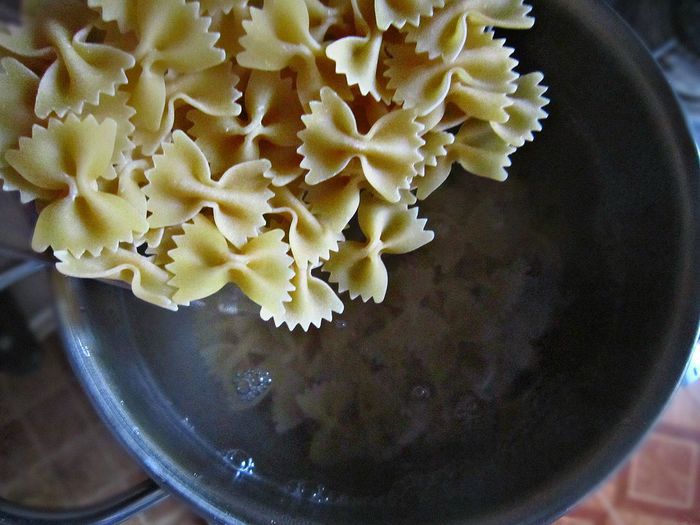 Рагу с морскими гребешками и пастой фарфалле &amp;quot;Венецианский карнавал&amp;quot;