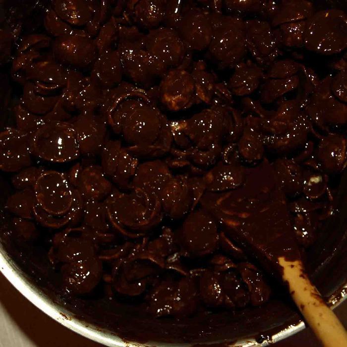 Песочные шоколадные розы