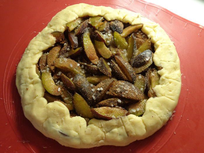 Дачная сливовая галета