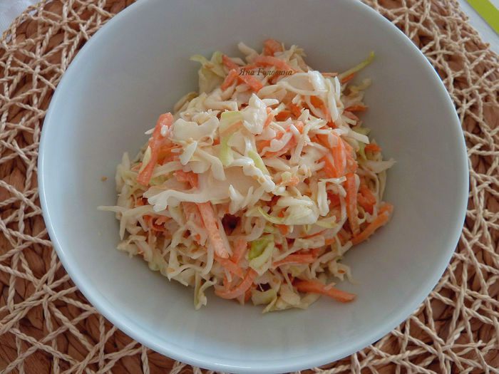 Азиатский салат с капустой 