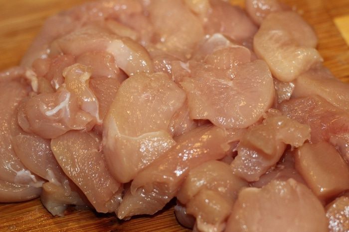 Рагу из куриного филе с перцами