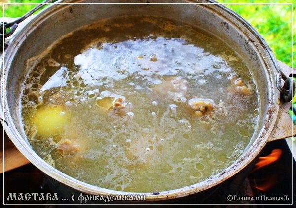 Суп &amp;quot;Мастава с фрикадельками&amp;quot;