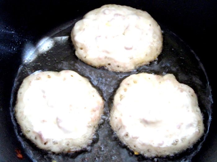 Оладьи с фаршем