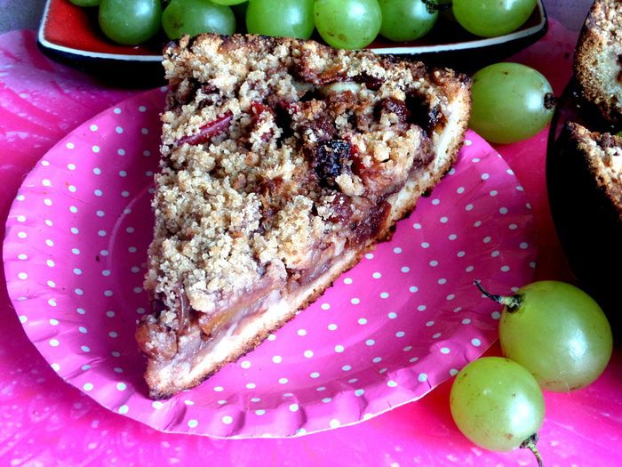 Пирог &amp;quot;Фрукты под крошкой&amp;quot;