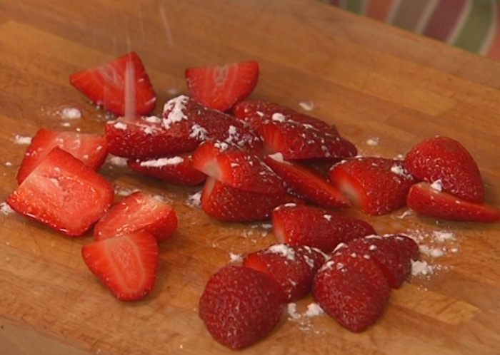 Мильфей с клубникой 