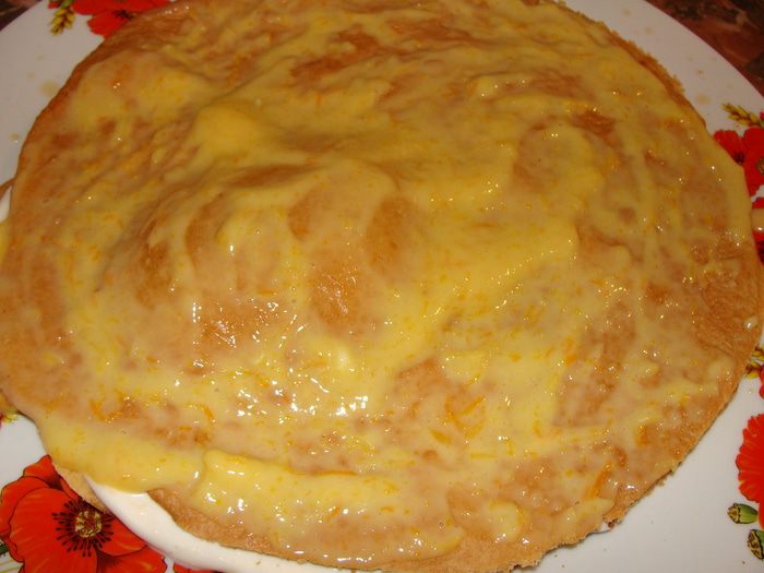 Торт &amp;quot;Медовый заварной&amp;quot; с цитрусовым курдом