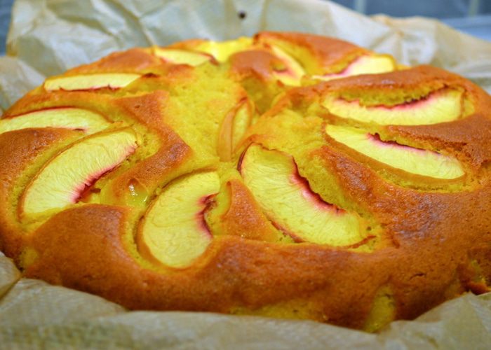 Торт &amp;quot;НУА&amp;quot; с рикоттой и нектаринами