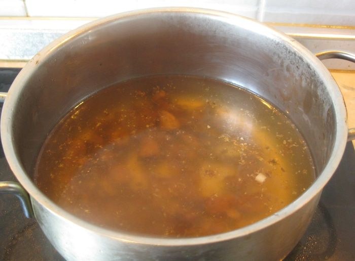 Борщ с грибами