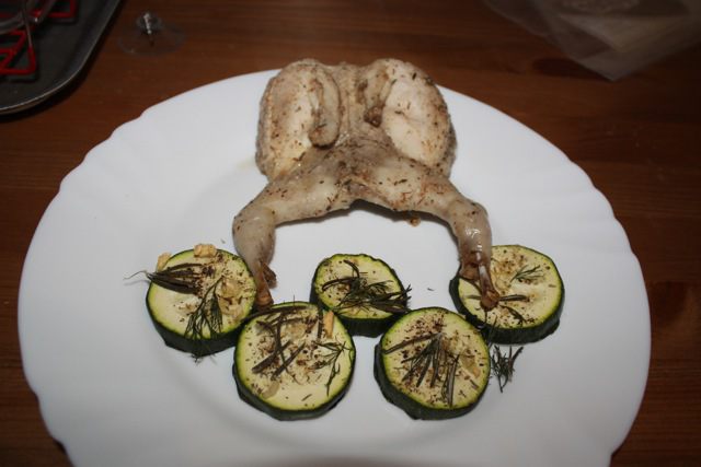 Запеченная перепелка