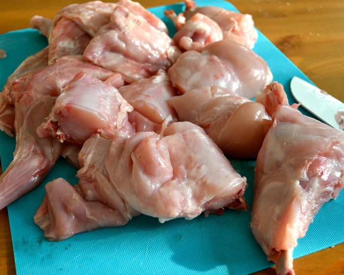 Кролик с песто по-новому (Coniglio al pesto matto)