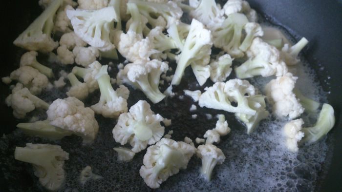 Сырный суп с цветной капустой