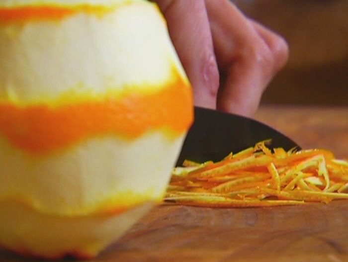 Ореховый пирог с апельсиновым сиропом