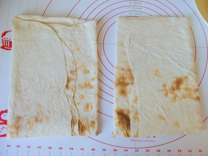 Трубочки из лаваша с начинкой