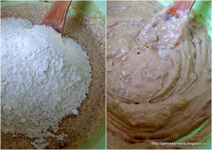 Кекс кофейно-ореховый