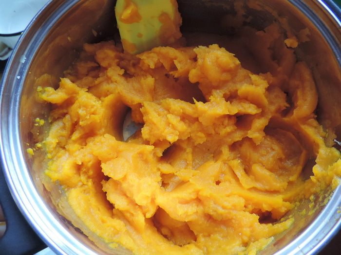 Картофельно-тыквенный пирог с помидорами